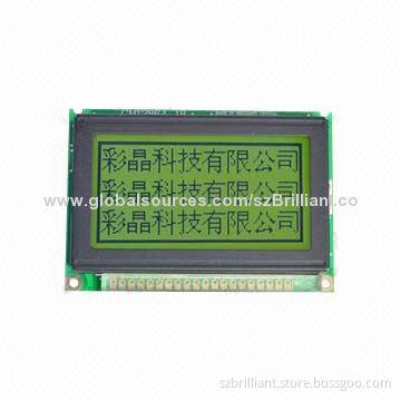 12864 LCD display module support serial parallel interface with LED back-light, COB style